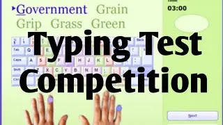 How to increase typing speed typing Test Competition #computertips