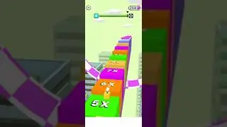 Cube Surfer level 4 #gameplay #shorts #gaming #cubesurfer #nikichikigaming