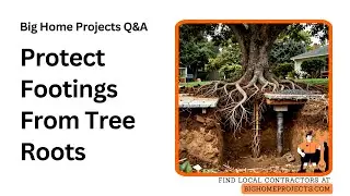 Tree Root Footing Depth Guide Using Drilled Piers