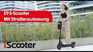 iScooter E9 E Scooter Mit Stra&szlig;enzulassung Mit Doppelfederung (ABE,eKFV)