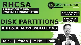 RHCSA | Partitioning - How to create and delete it in Redhat linux | Tamil