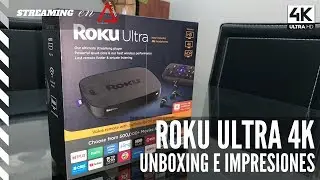 Roku Ultra 4K HDR Unboxing e Impresiones de la Caja más potente de Roku