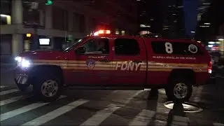 FDNY Engine 8, Ladder 2 & Battalion 8 responding [Everybody Goes]