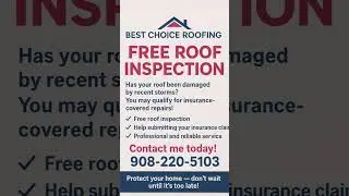 🏠 FREE ROOF INSPECTION #roofing #freeinspection #contactme #georgia #reliable #help