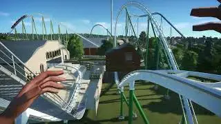 flug der d&auml;monen mit soundtrack aus dem heide park in planet coaster