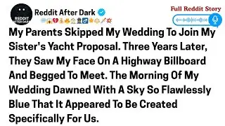 My parents skipped my wedding to join my sister's yacht proposal. Three years later, .