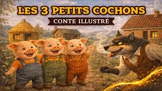 Les Trois Petits Cochons 🐷🐷🐷 | Conte illustr&eacute;