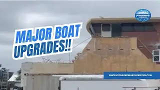 Ep #23 - Major Boat Upgrades! - Sealing Cracks & Cleaning Up | POV Tour of Our Catamaran