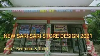BUILDING A SARI-SARI STORE / 32 sqm store with 1 bedroom & toilet /SARI-SARI STORE DESIGN 2021/BOHOL