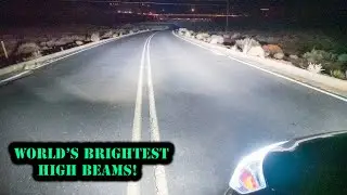 See OVER A MILE AWAY Headlights!