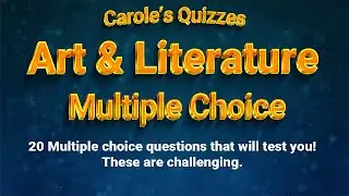 Art And Literature Trivia Quiz : Can You Answer These 20 HARD Questions?