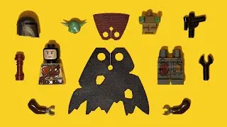 LEGO The Mandalorian & Baby Yoda | Unofficial Minifigure | Star Wars