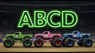 Street Vehicles A-Z 🚗 | Real Sounds of Cars, Buses & Trucks 🚦  #abcd