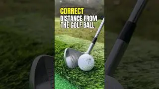 USE THIS TO get the PERFECT DISTANCE FROM THE GOLF BALL #alexelliottgolf #golftips #golfadvice #golf