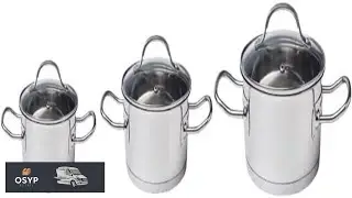 304 Stainless Steel Pot Bottom Soup Induction Cooker 3 Piece Sets Ordinary
