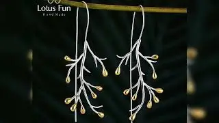 Latest Products You Must Know! Lotus Fun Real 925 Sterling Silver Earrings Natural Creative Fine J