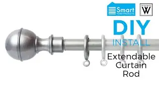 How to install an Extendable Curtain Rod