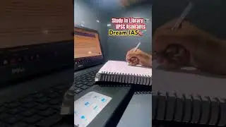 Study in Library 📚 #upscmotivation #upscaspirants #onlinestudy #laptop #viral #onlineclasses #yt