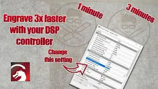 Triple your Engraving speed with DSP (Ruida) and Lightburn