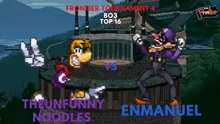 TheUnfunnyNoodles (Rayman) vs Enmanuel (Waluigi) - Loosers Top 16 - Frontier Sunset 4 - SSF2