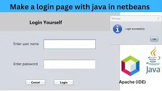 How to make a GUI login in java using netbeans  |Learn Grow and earn| Tech_Pro