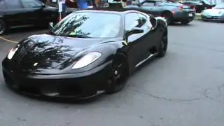 Ferrari 360, Audi R8 V10 Spyder, Ferrari F430 arrivals at Katies Cars And Coffee