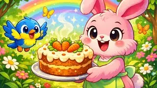 Lalaa & Kukuu Carrot Cake Story 🍰 | Kids Animation Story with Song | Moral Story for Children