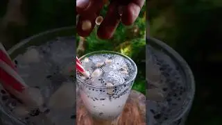😋The Best way Pomegranate and king coconut juice #viral #shorts @villagehutlife