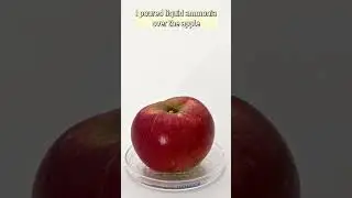 Black apple #experiment #science #chemistry #ammonia