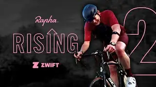 ALPE DU ZWIFT PR ATTEMPT at 97kg // Rapha Rising Stage 2 Tour of Fire and Ice (B) 2023