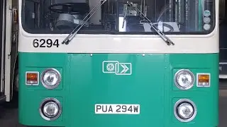 wypte leyland atlantean 6294 PUA 294W reversing with vibrating brakes