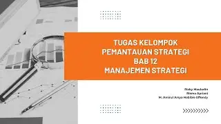 BAB XII - PEMANTAUAN STRATEGI