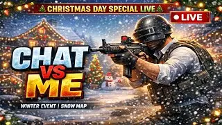 CHAT VS ME &ndash; 15 | Viewers Control My BGMI Game 🔴 LIVE | iPhone 17 ⚡