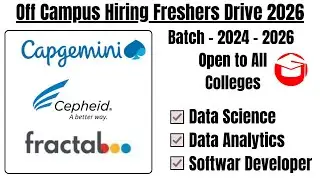Off Campus Freshers Hiring 2026 Tamil | Capgemini Hiring 2026 Tamil | Chennai IT Jobs #latestjobs