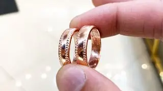 Making a Rose Gold Wedding Ring | Jewelry Making | How it&rsquo;s made | 4K Video