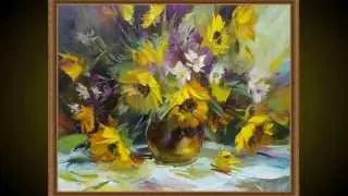 Flowers in Art-Alexander Sergeyev-Александр Сергеев