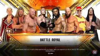 AGGRESSIVE FIGHTING BETWEEN 8 SUPERSTAR BATTLE ROYAL MATCH AT NXT | PS5 | GAMEPLAY [HDR 4K 60FPS] 