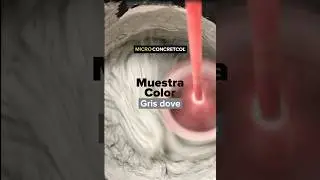 Nueva Muestra de #Microcemento MICRO CONCRETCOL - Color Gris Dove