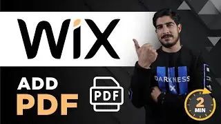 How To Add Pdf To Wix Website 2025 | Add Pdf To Wix | Add Pdf File In Wix