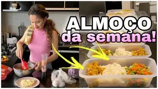PREPARANDO AS MARMITAS DA SEMANA EM 2 HORAS! 😍🥗