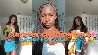 ᡣ𐭩SUMMER CLOTHING HAULᡣ𐭩| fashionova & shein