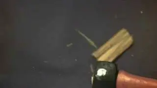 Wood Splitting in slow motion.