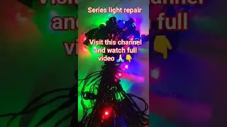 How to repair RGB light series #shorts#viral#ytshort#trending#series#rgb#repair#shortfeed#decoration