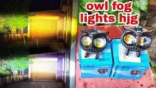 HJG DUAL FOG LIGHT | HJG MINI DRIVING FOG LIGHT | HJG OWL FOGLAMP | ABHIJIT TECH