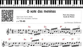 🎼 O xote das meninas - 558 Luíz Gonzaga - Zé Dantas - Tutorial Partituras Fácil 2