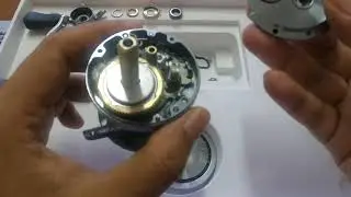 (HD) (Part 3) Daiwa Millionaire CT SV disassemble/assemble (with English Subtitle)