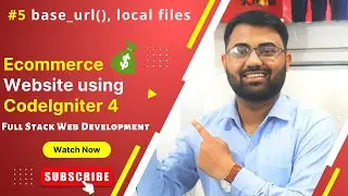 Use of base url in codeigniter 4 and add local assets files | codeigniter 4 tutorial