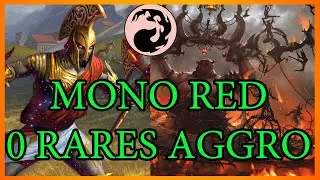 Mono Red Devotion Aggro 0 Rares Deck Guide!! Theros Beyond Death Standard Deck Guide (MTG ARENA)!!