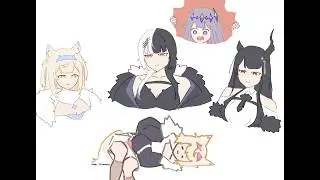 Sleepy Mococo Compilation - #fuwamoco   #kosekibijou   #nerissa  #shiori  #holoadvent