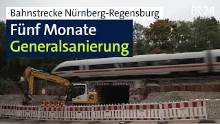 Totalsperrung f&uuml;r 5 Monate: Generalsanierung der Bahn-Strecke N&uuml;rnberg-Regensburg | BR24